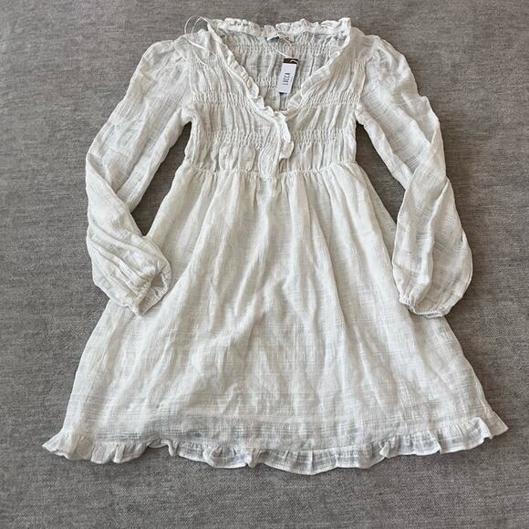 Lucca Couture Dresses & Skirts - Lucca Couture Cream Puff long sleeve Dress